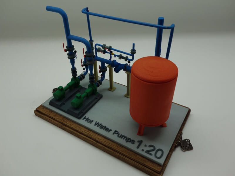 Цветная 3D печать из гипса